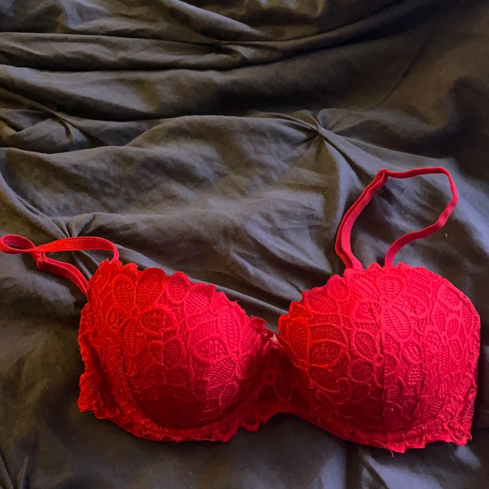 Pink Victoria secret date push-up Bra 34D